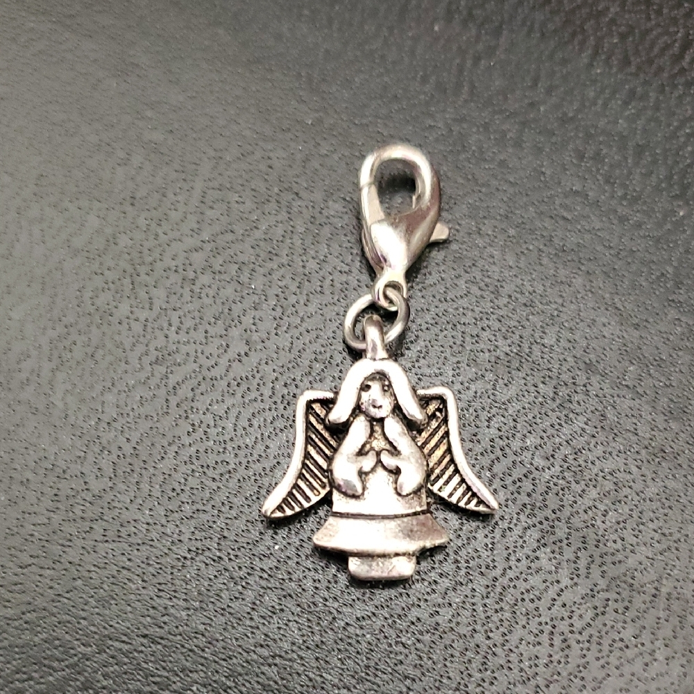 Silver Angel Charm Pendant